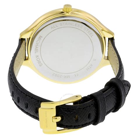 Michael Kors Slim Runway Gold Dial Ladies Watch MK2392